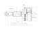 Outer CV joint thumb