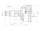 Outer CV joint thumb