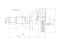 Outer CV joint thumb