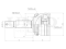 Outer CV joint thumb