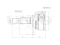 Outer CV joint thumb