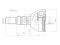 Outer CV joint thumb