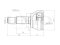 Outer CV joint thumb