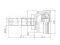 Outer CV joint thumb