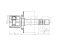 Outer right CV joint thumb