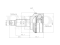 Outer CV joint thumb
