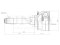 Outer CV joint thumb