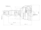 Outer CV joint thumb