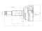 Outer CV joint thumb