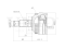 Outer CV joint thumb