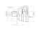 Outer CV joint thumb