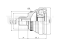 Outer CV joint thumb