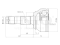 Outer CV joint thumb