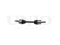Front left drive shaft assembly thumb