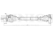 Front right drive shaft assembly thumb