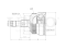 Outer CV joint thumb