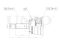Outer CV joint thumb