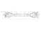 Front right drive shaft assembly thumb