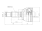 Outer CV joint thumb