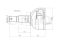 Outer CV joint thumb