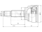 Outer CV joint thumb