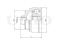 Outer CV joint thumb
