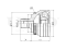 Outer CV joint thumb