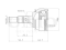 Outer CV joint thumb