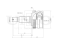 Outer CV joint thumb