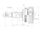 Outer CV joint thumb