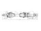 Front right drive shaft assembly thumb