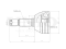 Outer CV joint thumb
