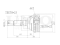 Outer CV joint thumb