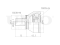 Outer CV joint thumb
