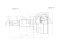 Outer CV joint thumb