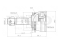 Outer CV joint thumb