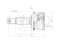 Outer CV joint thumb