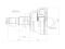 Outer CV joint thumb