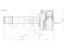Outer CV joint thumb
