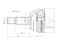 Outer CV joint thumb