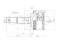 Outer CV joint thumb