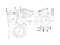 Front left drive shaft assembly thumb