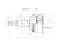 Outer CV joint thumb