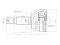 Outer CV joint thumb