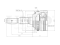 Outer CV joint thumb
