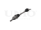 Front left drive shaft assembly thumb