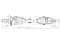 Front left drive shaft assembly thumb