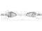 Front right drive shaft assembly thumb