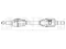Front left drive shaft assembly thumb