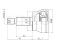 Outer CV joint thumb